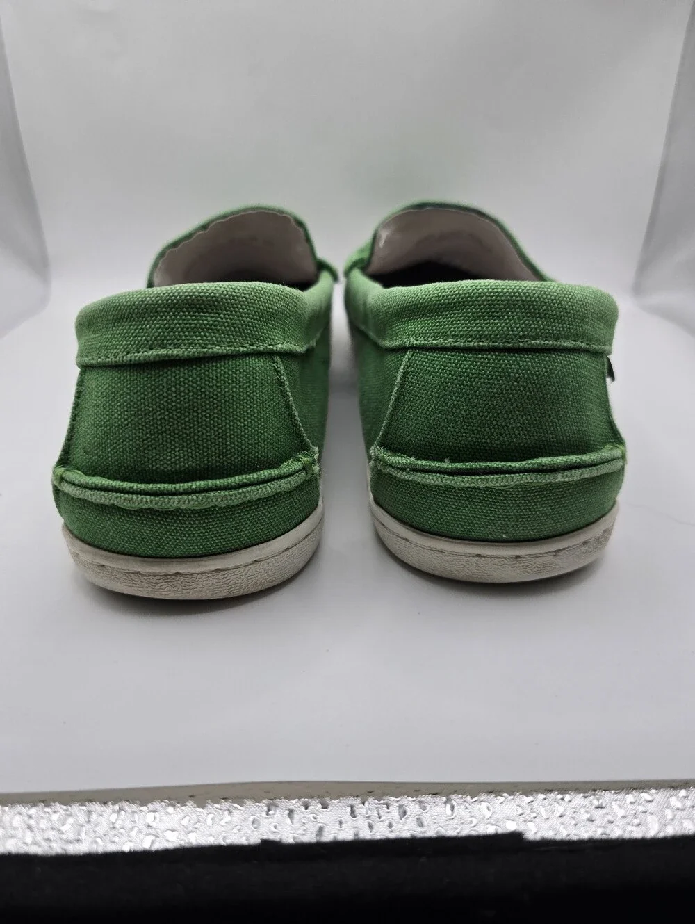 Cole Haan Green Canvas Penny Loafers/boat Shoes. Gently Worn. Preppy. Mens 12